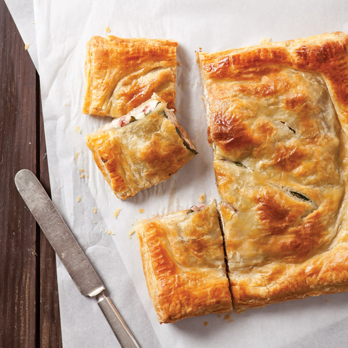 Turkey-and-Brie-Stuffed-Pastry