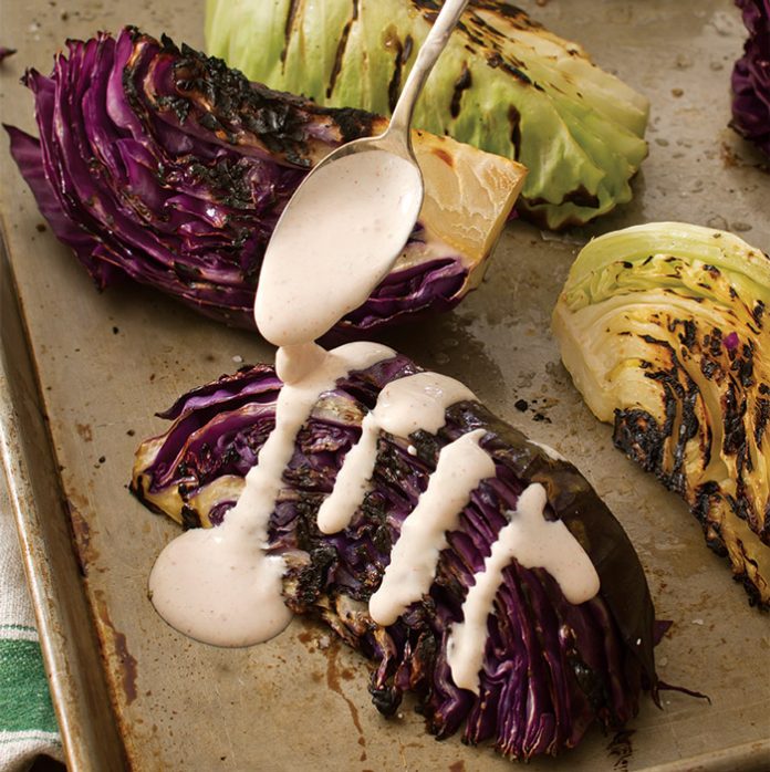 Grilled Cabbage Wedges