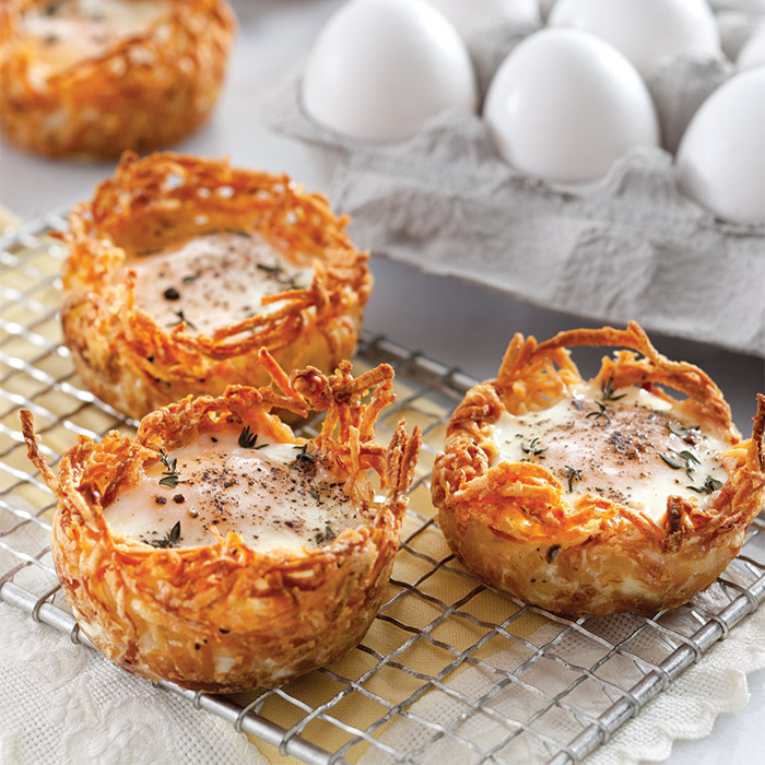Hash Brown Egg Nests - Taste of the South Magazine
