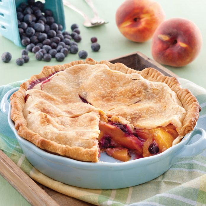 Photo of Peach-Blueberry Pie