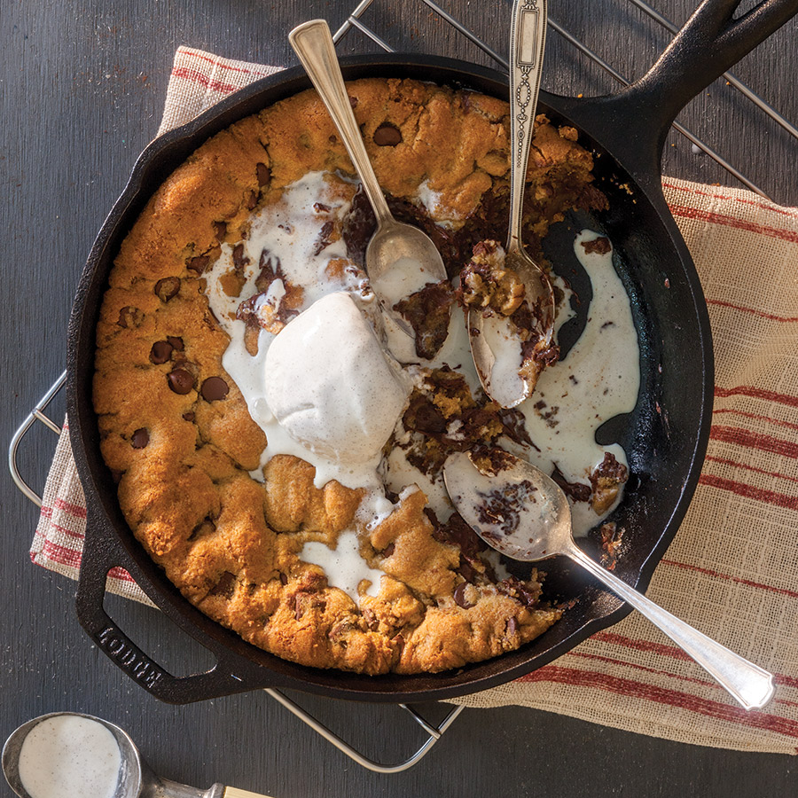 Chocolate Chip Skillet Cookie - Taste of the South