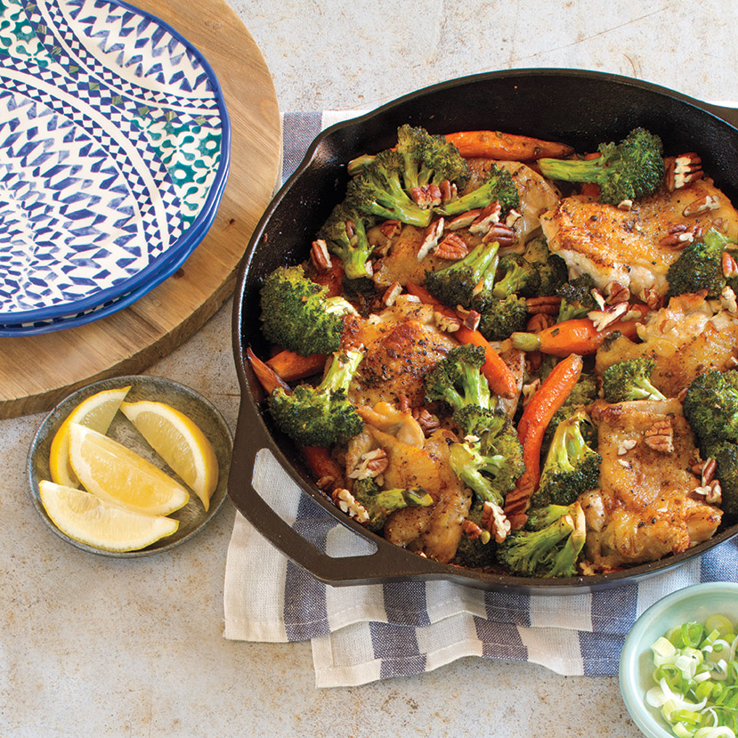 Chicken and Broccoli Skillet Supper