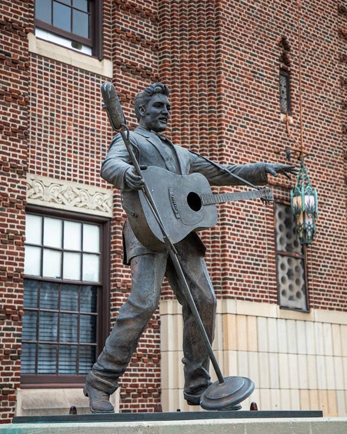 Shreveport's Municipal Auditorium broadcasted Elvis Presley’s first television appearance in 1955.