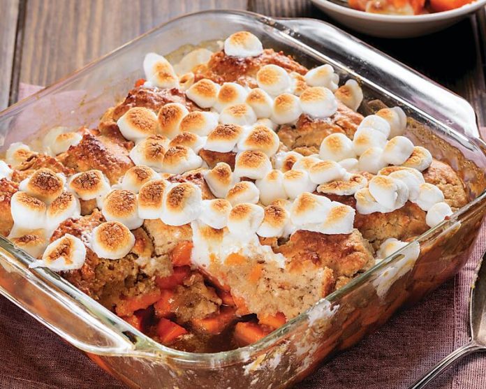 Biscuit-Topped Sweet Potato Cobbler